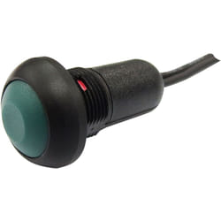 Rs Pro - Bouton-poussoir, Momentané, 1NO - no, Blanc, Montage panneau ( Prix pour 1 )