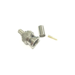 Rs Pro - Connecteur coaxial Mâle Droit 75O Montage sur câble ( Prix pour 1 )