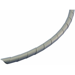 Rs Pro - Gaine de câble spiralée ø 9mm 32mm, en Polyéthylène Gris ( Prix pour Bobine de 31 Mètres )