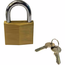 Type de verrou = Clé Diamètre de l'anse = 6.3mm Longueur de l'anse = 38mm Bluetooth = Non Imperméable = Oui Matériau = Laiton ...