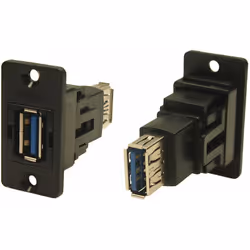 Genre = Femelle vers Femelle Type de montage = Montage panneau Type de raccordement = Enfichable Version d'USB = USB 3.0 Orie ...