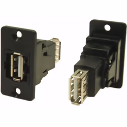 Genre = Femelle vers Femelle Type de montage = Montage panneau Type de raccordement = Enfichable Version d'USB = 2.0 Orientat ...