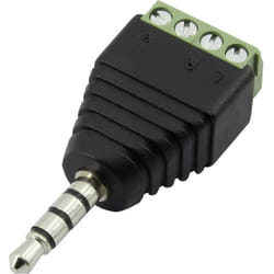 Rs Pro - Connecteur Jack Mâle Montage sur câble, 4 Pôles ( Prix pour 1 )