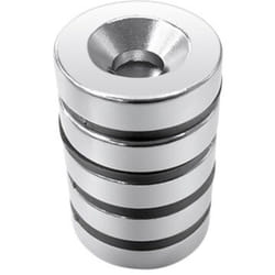 Aimant en néodyme Rs Pro 5mm, épaisseur 6mm ( Prix pour Barrette de 5 )