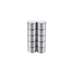 Rs Pro - Aimant en néodyme ø 4mm, Disque, épaisseur 3mm ( Prix pour Barrette de 10 )