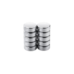 Rs Pro - Aimant en néodyme ø 5mm, Disque, épaisseur 2mm ( Prix pour Barrette de 10 )