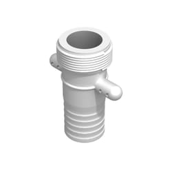 Raccord de tuyaux flexibles Rs Pro Mâle Droit 1-1/2pouce, bsp 1-1/2' mâle, en pp ( Prix pour 1 )