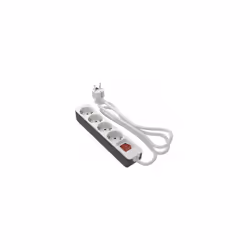 Longueur de câbles = 1.5m Nombre de prises = 4 Type de prise = Schuko Indice IP = IP20 Tension = 250 V Courant non selfique = ...