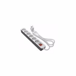 Longueur de câbles = 5m Nombre de prises = 6 Type de prise = Schuko Indice IP = IP20 Tension = 250 V Courant non selfique = 1 ...