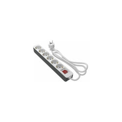 Rs Pro - Prise 5m, 6 prises Schuko, 250 v 16A, IP20 ( Prix pour 1 )