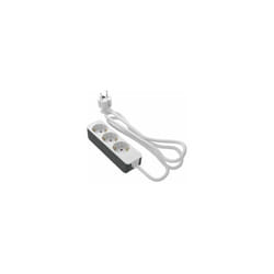 Rs Pro - Prise 1.5m, 3 prises Schuko, 250 v 16A, IP20 ( Prix pour 1 )