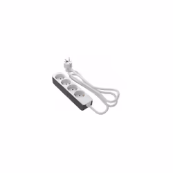 Longueur de câbles = 2m Nombre de prises = 4 Type de prise = Schuko Indice IP = IP20 Tension = 250 V Courant non selfique = 1 ...