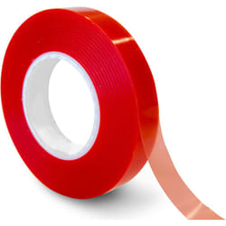Rs Pro - Ruban adhésif double face en polyester Rouge F40, 20mm x 50m x 0.2mm ( Prix pour 1 )