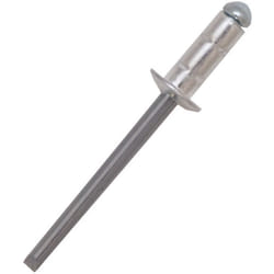 Rs Pro - Rivet Aluminium Argent longueur 12mm diamètre 4.8mm ( Prix pour Sachet de 100 )
