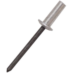 Rivet Aluminium Argent longueur 6.5mm diamètre 3.2mm ( Prix pour Sachet de 100 )