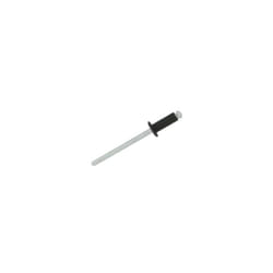 Rivet Aluminium Noir, Naturel longueur 12mm diamètre 3.2mm ( Prix pour Sachet de 100 )