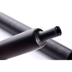 Rs Pro - Gaine thermorétractable Dia. 95mm Noir rétreint 3:1, 1.22m ( Prix pour 1 )