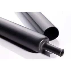 Rs Pro - Gaine thermorétractable Dia. 16mm Noir rétreint 3:1, 1.22m ( Prix pour 1 )