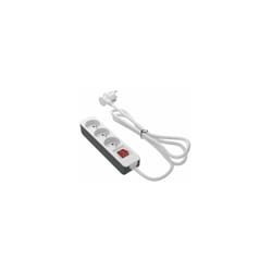 Rs Pro - Bloc multiprise 4m, 3 prises fr 2P+T, 250 v 16A, IP20 ( Prix pour 1 )