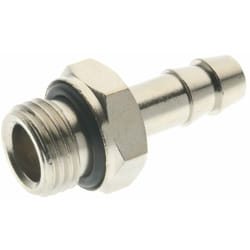 Raccord de tuyau souple Rs Pro Droit, bspp 1/2' mâle Laiton, 50 bar ( Prix pour Paquet de 10 )