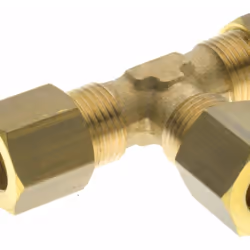 Type de raccord = Té égal Raccord 1 = Femelle métrique M14 Raccord 2 = Femelle 14 mm Raccord 3 = Femelle 14 mm Matériau = Lai ...