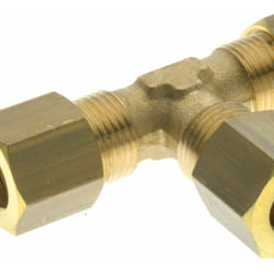 Rs Pro - Té égal Femelle métrique M14 Femelle 14 mm en Laiton, t ( Prix pour Paquet de 10 )