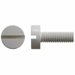 Forme de tête = Cylindrique Type d'entrainement = Plat Longueur métrique = 20mm Taille de filetage métrique = M5 Conformité = ...