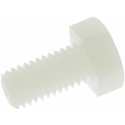 Vis à tête hexagonale, Nylon Brut, M8 x 16mm ( Prix pour Sachet de 50 )