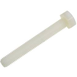 Rs Pro - Vis à tête hexagonale Nylon, M8 x 60mm ( Prix pour Sachet de 50 )
