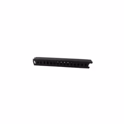 Largeur = 25 mm Profondeur = 50mm Goulotte/Type de chaîne = Support de câble pour armoire Couleur = Noir Matériau = PVC Longu ...