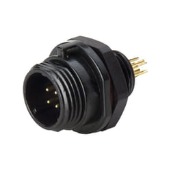 Rs Pro - Connecteur circulaire 9 contacts, Montage panneau, raccordement a souder ( Prix pour 1 )