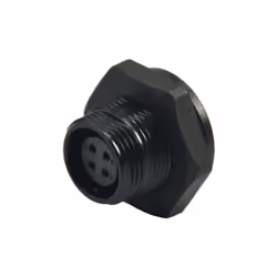 Nombre de contacts = 4 Type de montage = Montage panneau Taille du connecteur = 13 mm Genre du boitier = Femelle Type de racc ...