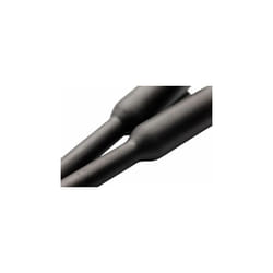 Rs Pro - Gaine thermorétractable Dia. 6.4mm Noir rétreint 2:1, 1.22m ( Prix pour 1 )