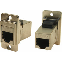 Rs Pro - Connecteur RJ45 cat 5e Prise femelle Montage panneau, ports ( Prix pour 1 )