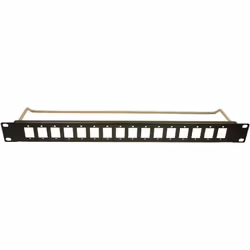 Type = Panneau Unités rackables = 1U Poignées = Oui Charnières = Non Ventilé = Non Blindé = Non Matériau = Acier