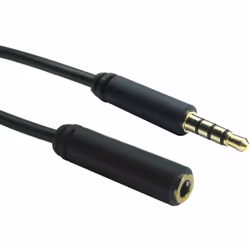 Connecteur A = Jack Mâle 3,5 mm Connecteur B = Jack Femelle 3,5 mm Genre du connecteur A = Mâle Genre du connecteur B = Femel ...
