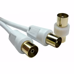 Avec connecteur / Sans connecteur = Avec connecteur Type coaxial = 3C2V Connecteur A = Antenne TV coaxiale 9,5 mm M Genre du ...