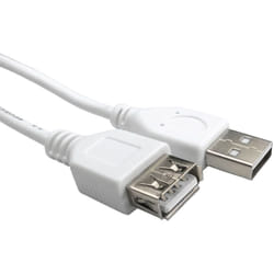 Câble usb Rs Pro usb a femelle vers usb-a mâle, 120mm ( Prix pour 1 )