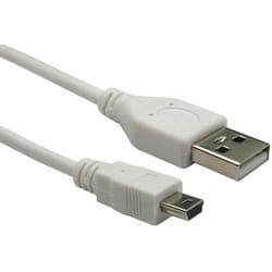Câble usb Rs Pro Mini usb b mâle vers usb-a mâle, 0.5m ( Prix pour 1 )