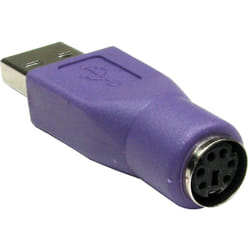 Rs Pro - Connecteur usb 1.1 usb a PS/2 Mâle vers Femelle Droit ( Prix pour 1 )