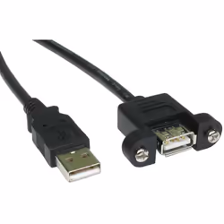 Type de câble USB = Câble USB Connecteur A = USB-A mâle Genre du connecteur A = Mâle Connecteur B = USB A femelle Genre du co ...