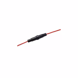 Type de porte de fusible = En ligne Taille de fusible = 5 x 20mm Gamme de courant = 10A Plage de tension = 250V Matériau du b ...