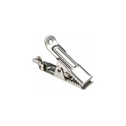 Rs Pro - Pince crocodile 25A, Argent ( Prix pour 1 )