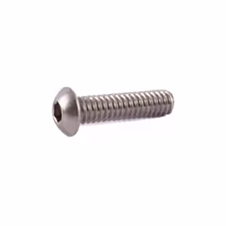Taille de filetage = 6/32pouce Longueur = 3/4pouce Forme de tête = Bouton Type d'acier inoxydable = Mild Steel