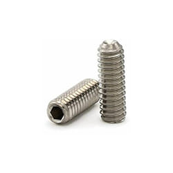Vis sans tête à six pans creux et bout cuvette Prise femelle, 10/24pouce x 3/8pouce, en Acier ( Prix pour Paquet de 100 )
