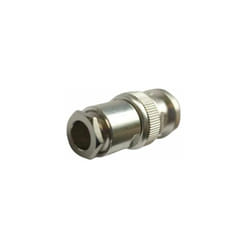 Rs Pro - Connecteur coaxial Mâle Droit, raccordement Cage à ressort 75O Montage sur câble ( Prix pour 1 )