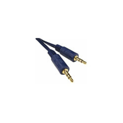 Rs Pro - Cordon audio Jack stéréo 3,5 mm vers Jack stéréo 3,5 mm, Long. 1.2m ( Prix pour Paquet de 5 )