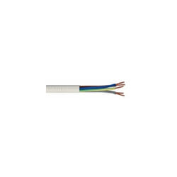 Rs Pro - Câbles d'alimentation 5G5 x 0,75 mm², 10m Blanc, Propagation verticale de la flamme bs en 60332-1-2 ( Prix pour sachet de 10 Mètres )
