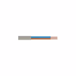 Section = 1 mm² Nombre de conducteurs = 2 Couleur de gaine = Gris Longueur = 10m Blindé = Non Type de câble = Puissance Coura ...