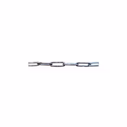 Type de chaîne = Articuler Matériau = Acier Finition = Galvanisé Diamètre de maille = 3mm Longueur = 10m